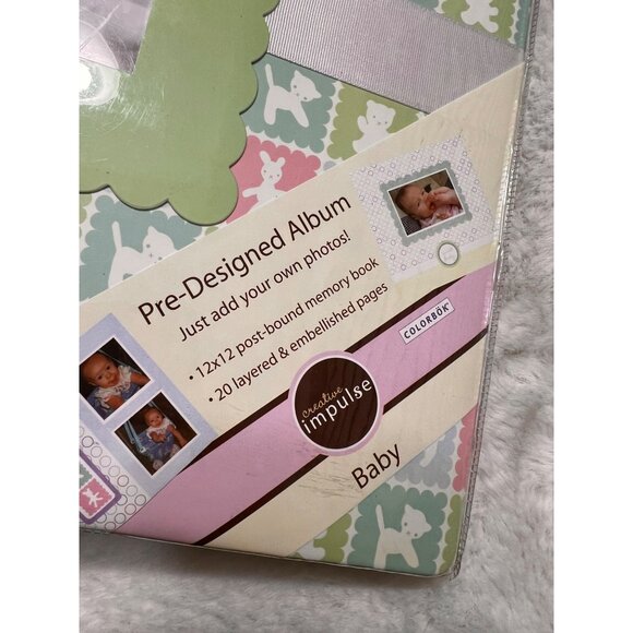 Colorbok Creative Impulse Baby Pre-Designed 12x12 Album With 20 Embellished Page - Picture 14 of 14